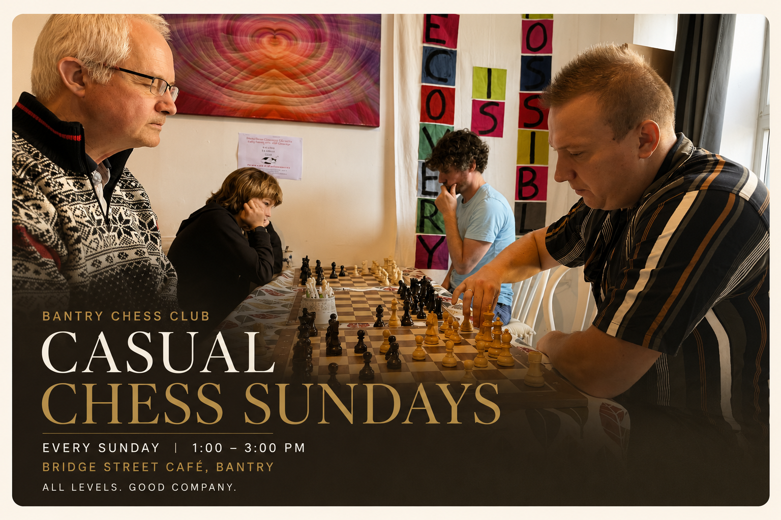 Casual Chess Sundays poster