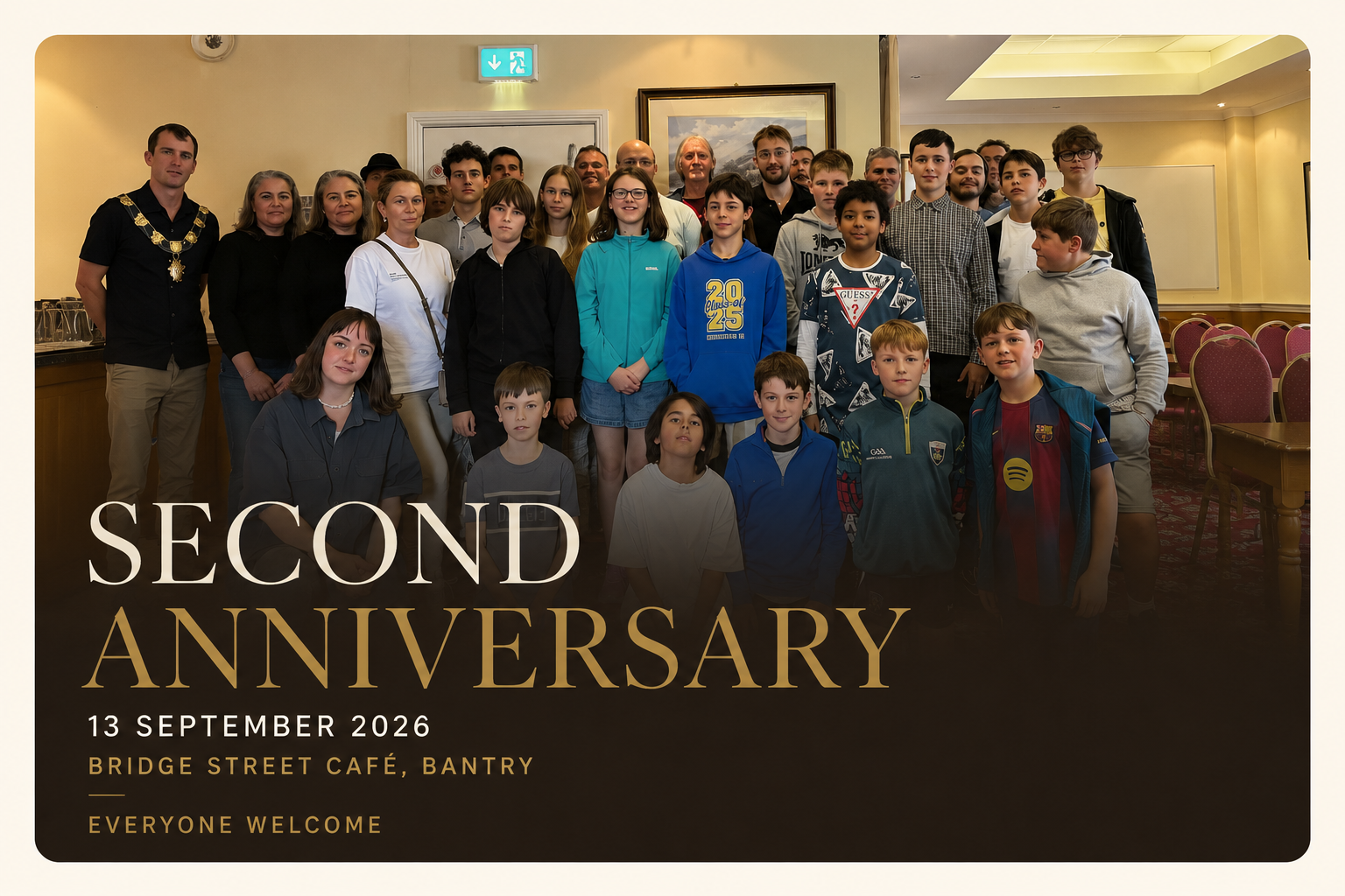 Second Anniversary Celebration poster
